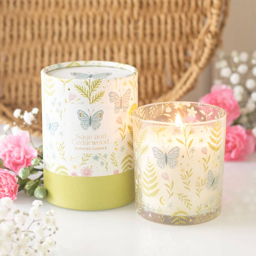 Sage and Cedarwood Duftlys
