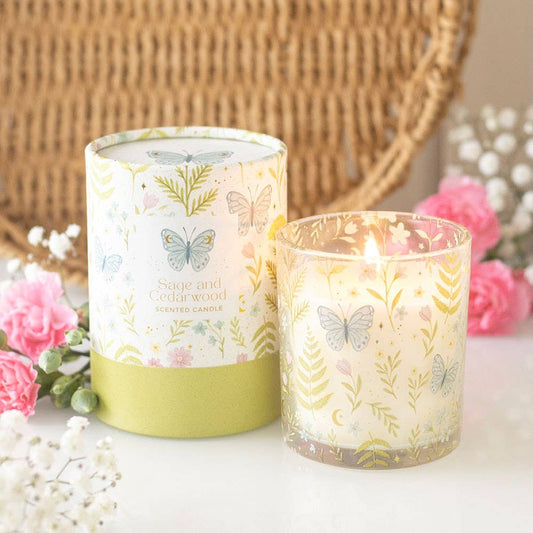 Sage and Cedarwood Duftlys
