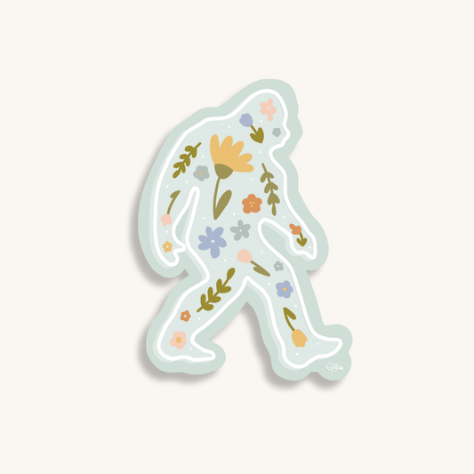 Wildflower Sasquatch - Klistremerke