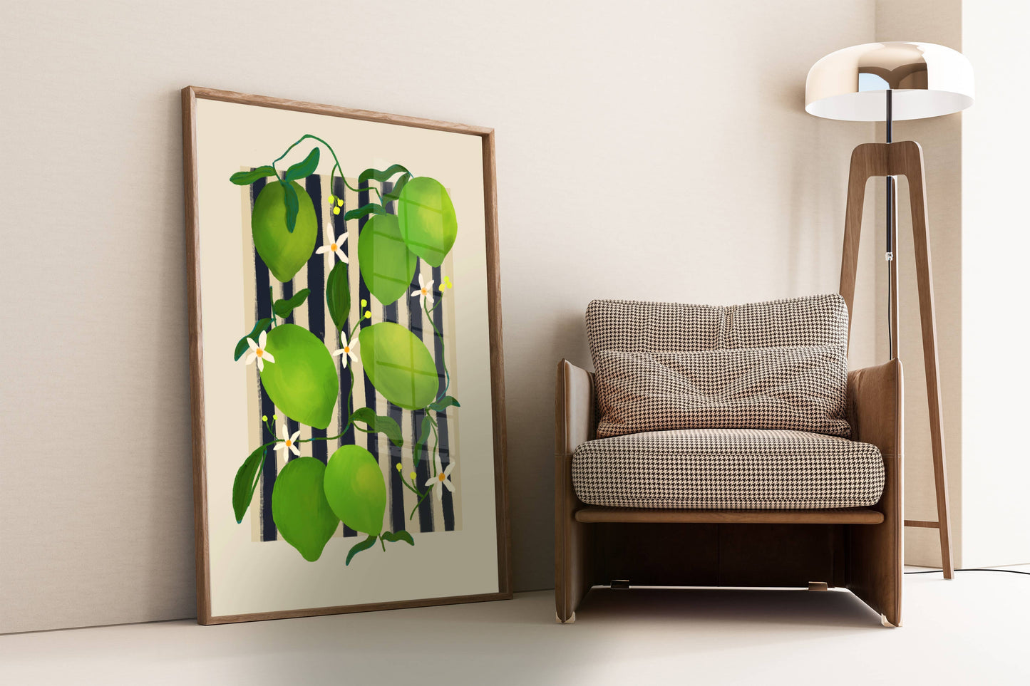 Lime Frukmarked - Kunsttrykk - A3