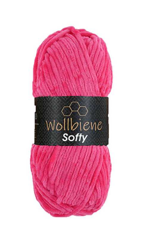 Wollbiene Chenille Garn 100 g