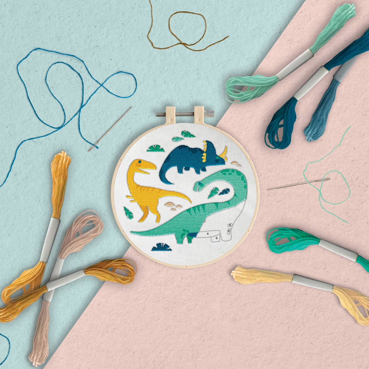 Dinosaur - Embroidery By Numbers