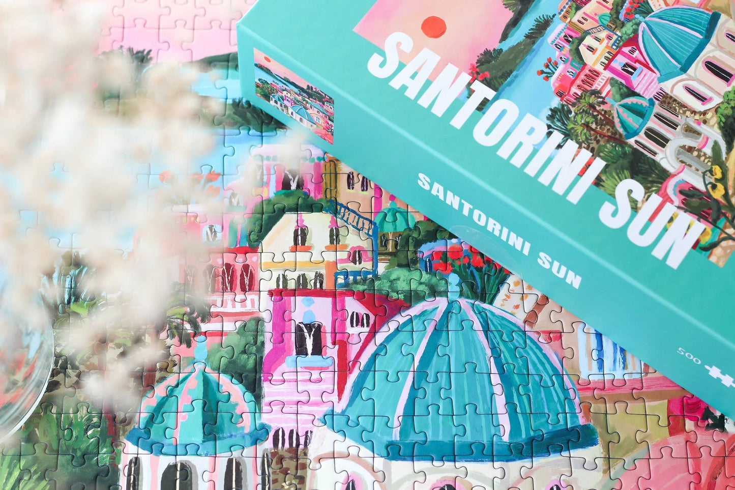 Santorini Sun - Puslespill - 500 Brikker