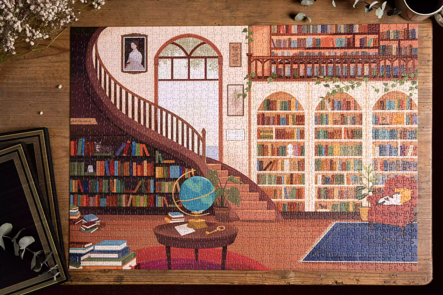 Puzzle At The Library - Puslespill - 1500 brikker