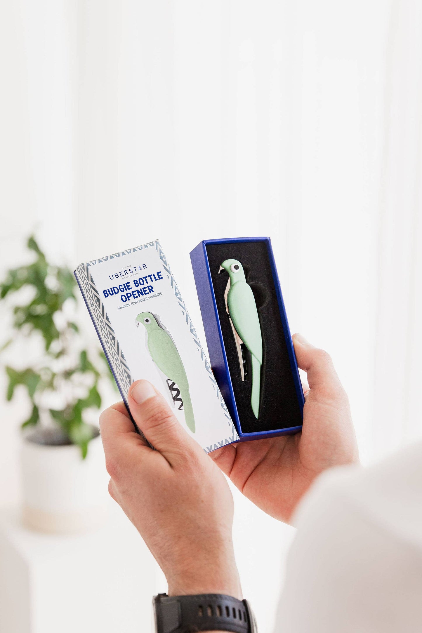 Undulat Flaskeåpner Grønn