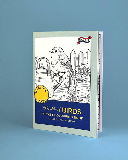World of Birds - Liten Fargeleggingsbok