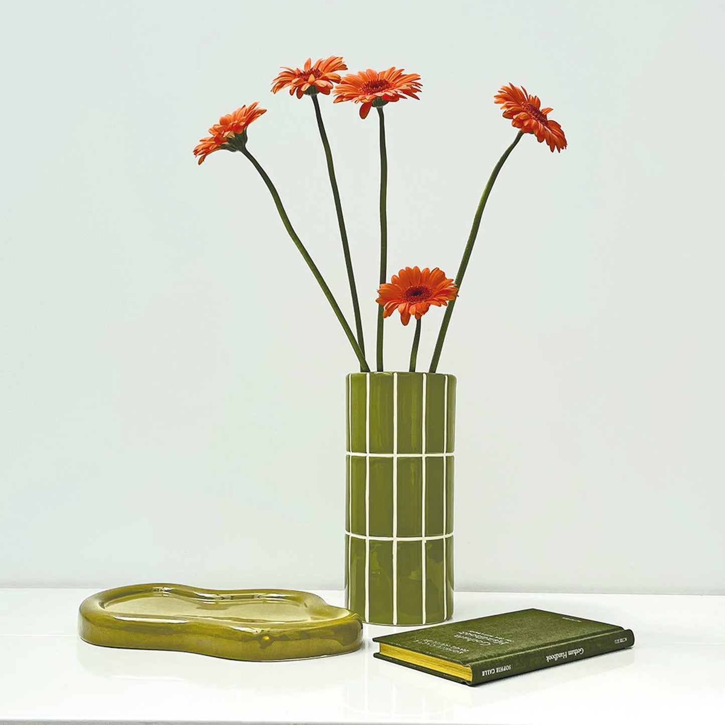 Khaki Flis Vase