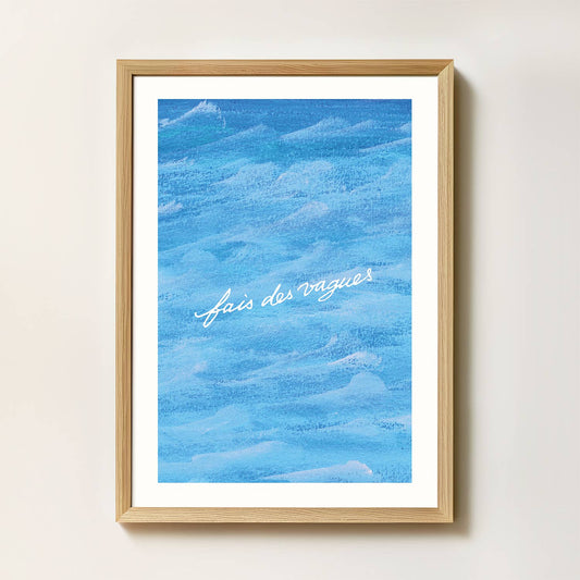 "Make Waves" Kunsttrykk - A4