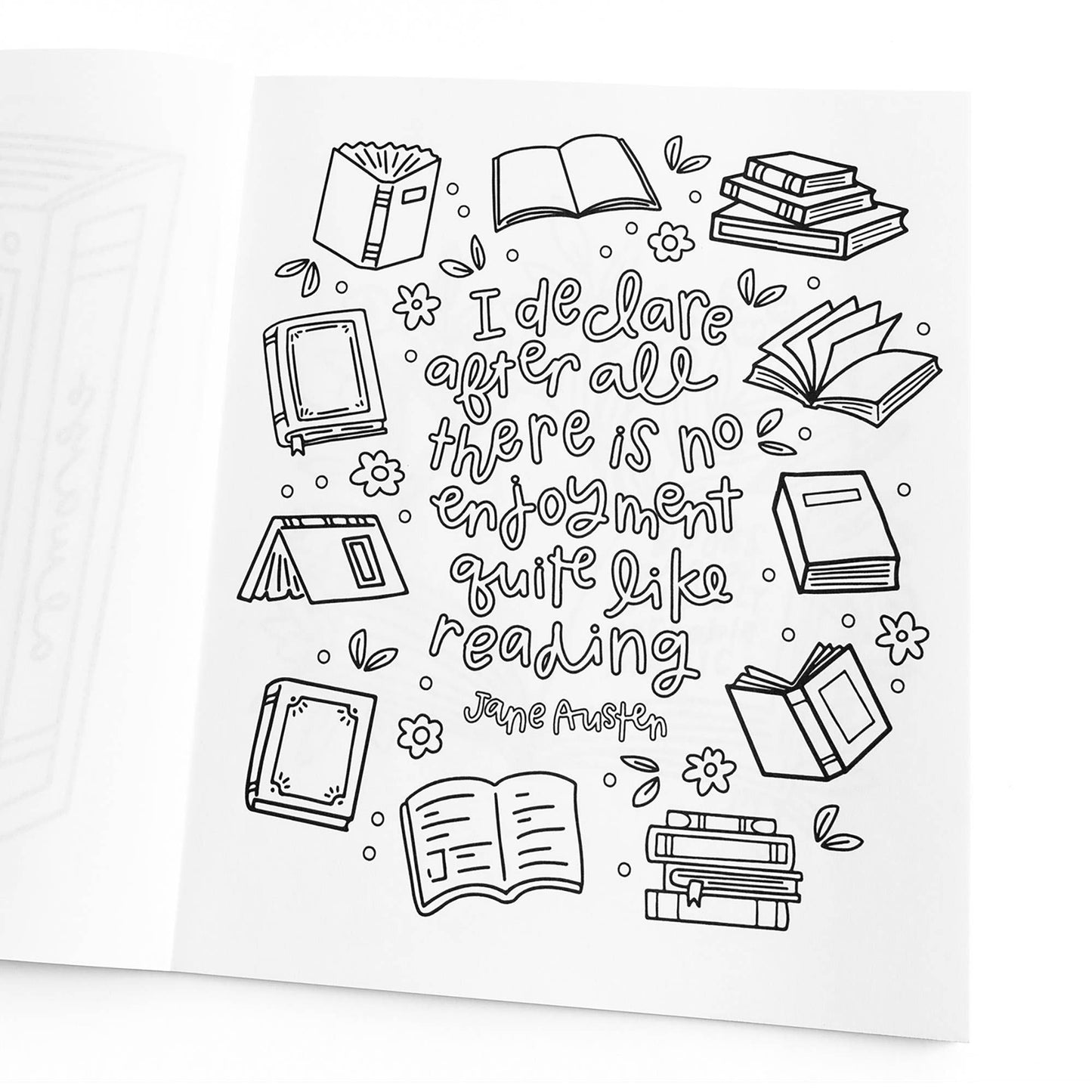 Book Lover fargeleggingsbok