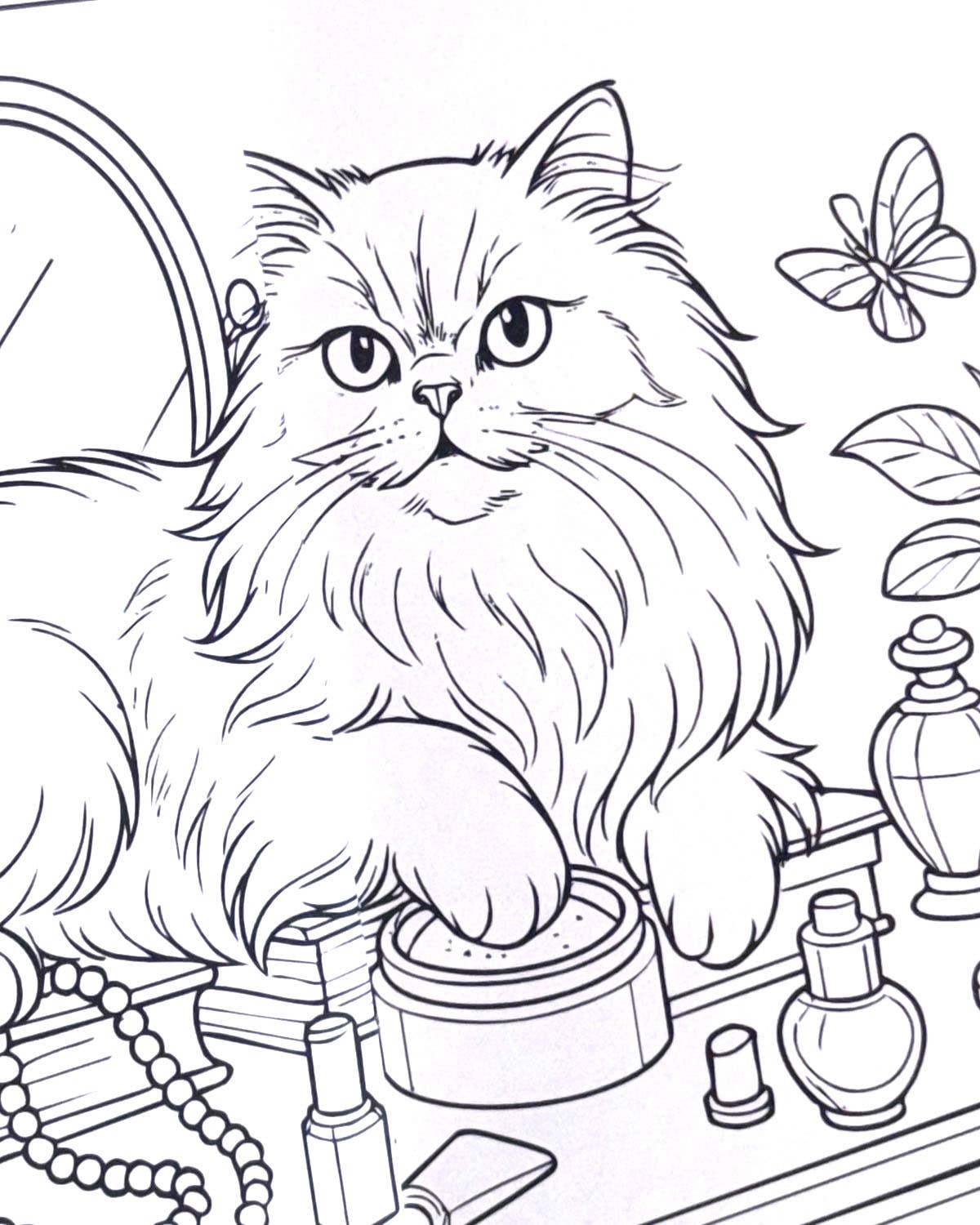 World of Cats - Liten Fargeleggingsbok