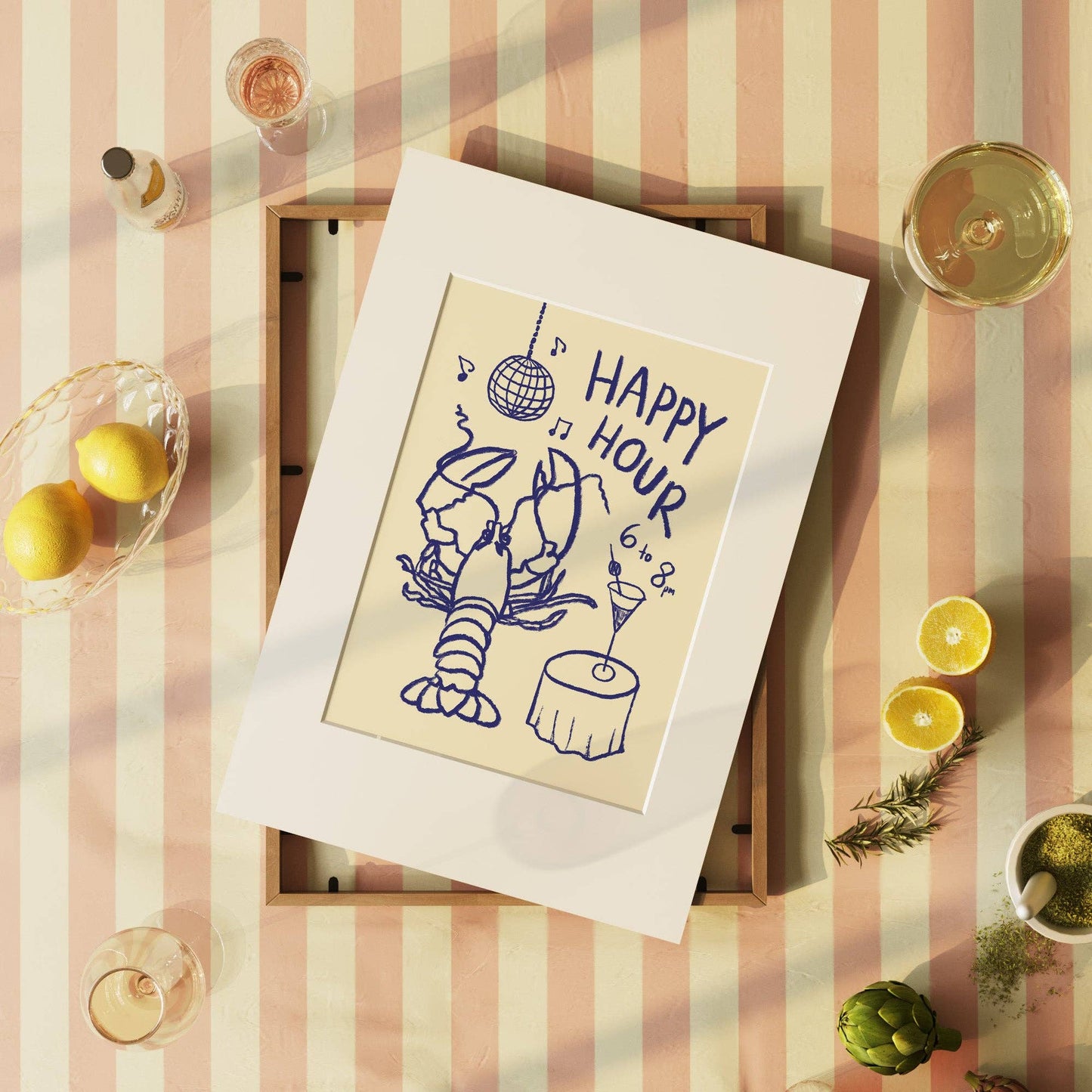 Happy Hour - A5 - Kunsttrykk