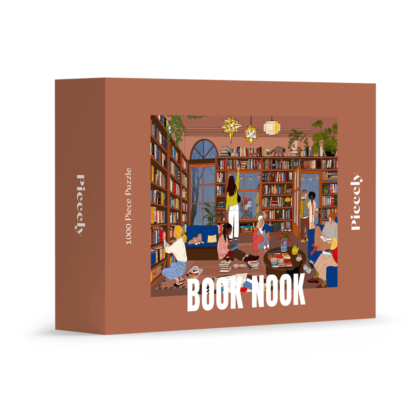 Book Nook - puslespill - 1000 brikker