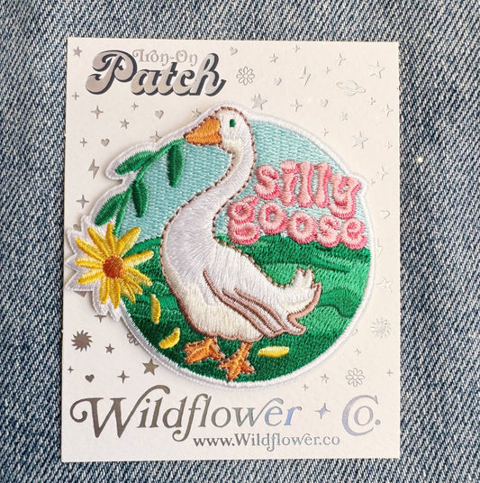 Silly Goose Brodert Strykemerke