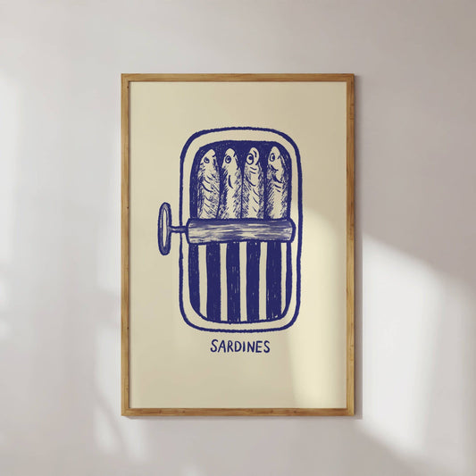 Sardiner - A5 - Kunsttrykk