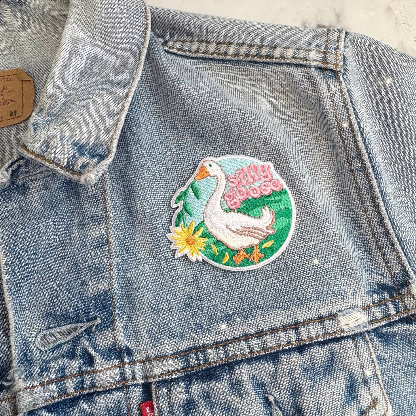 Silly Goose Brodert Strykemerke