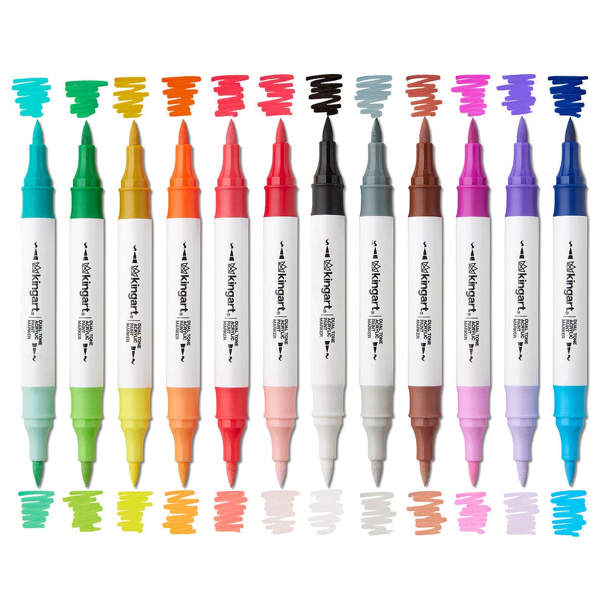 PRO Dual Tone® Akryltusjer - 36 Tusjer, 72 Farger