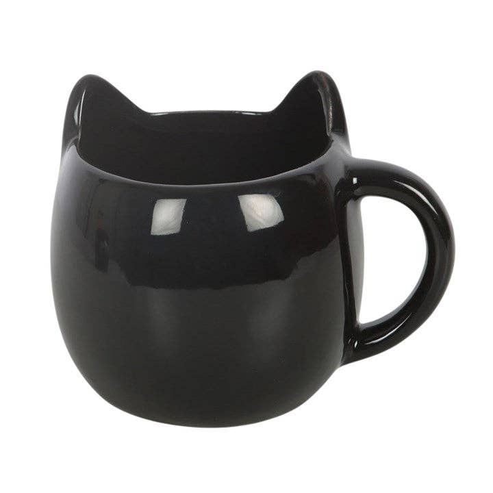Svart Katt Kaffekopp