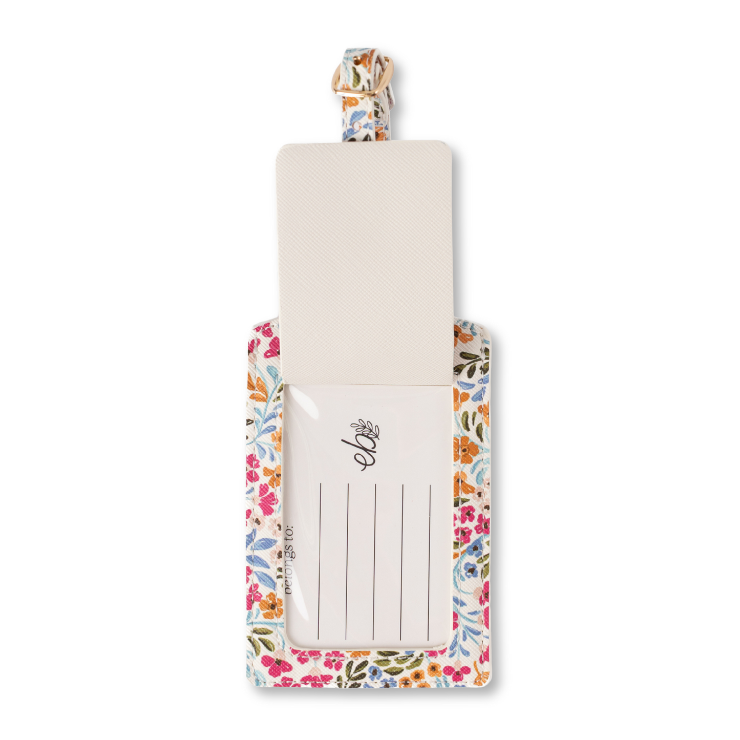 Floral Filigree Bagasjelapp