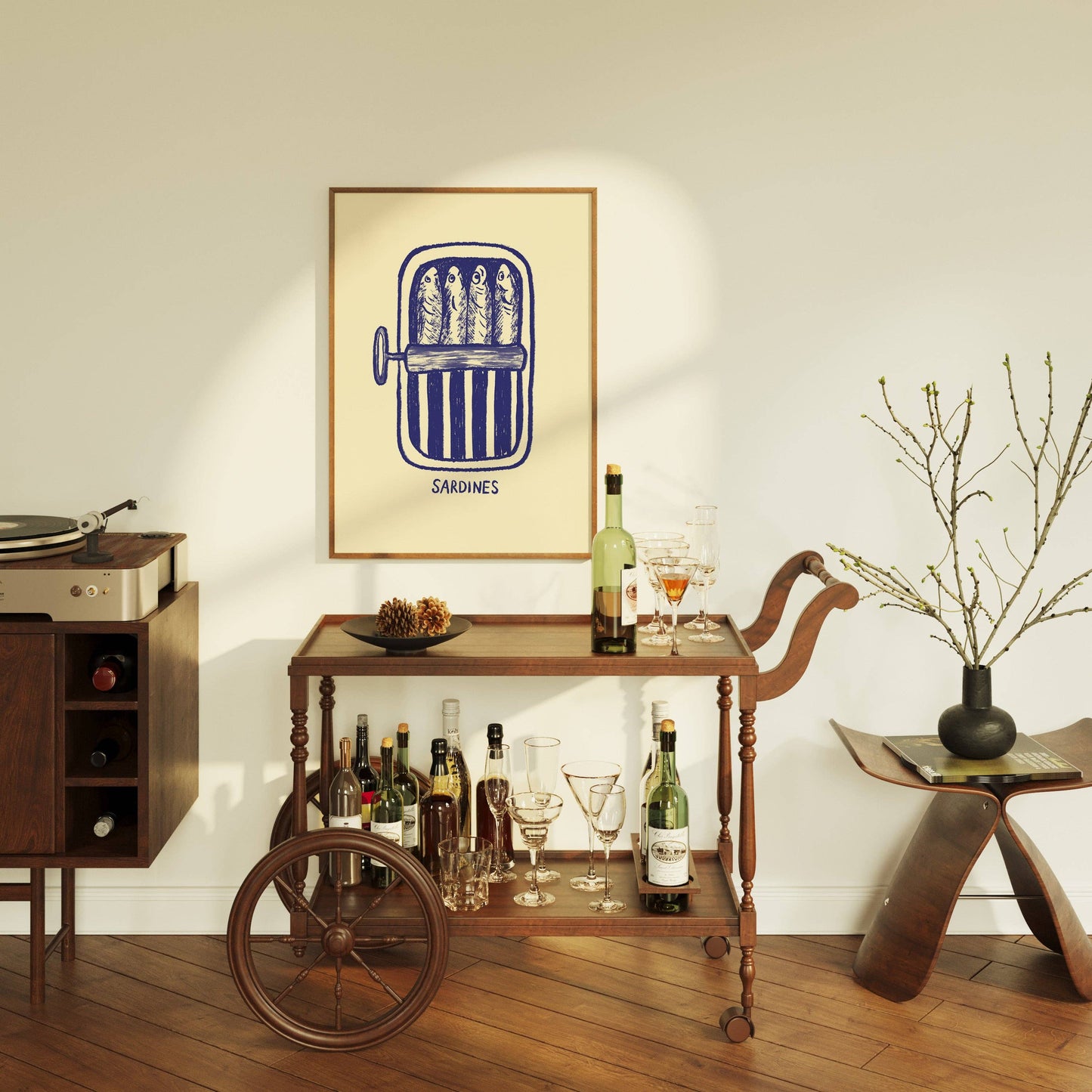 Sardiner - A5 - Kunsttrykk