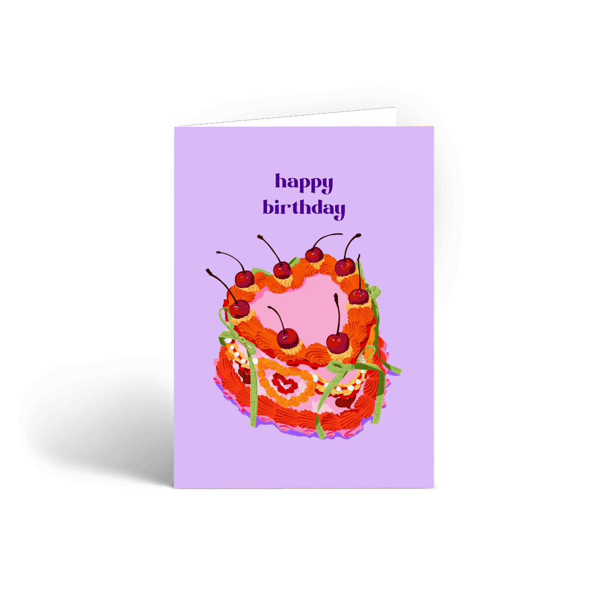 Lilla Bursdagskake - Dobbelt Kort
