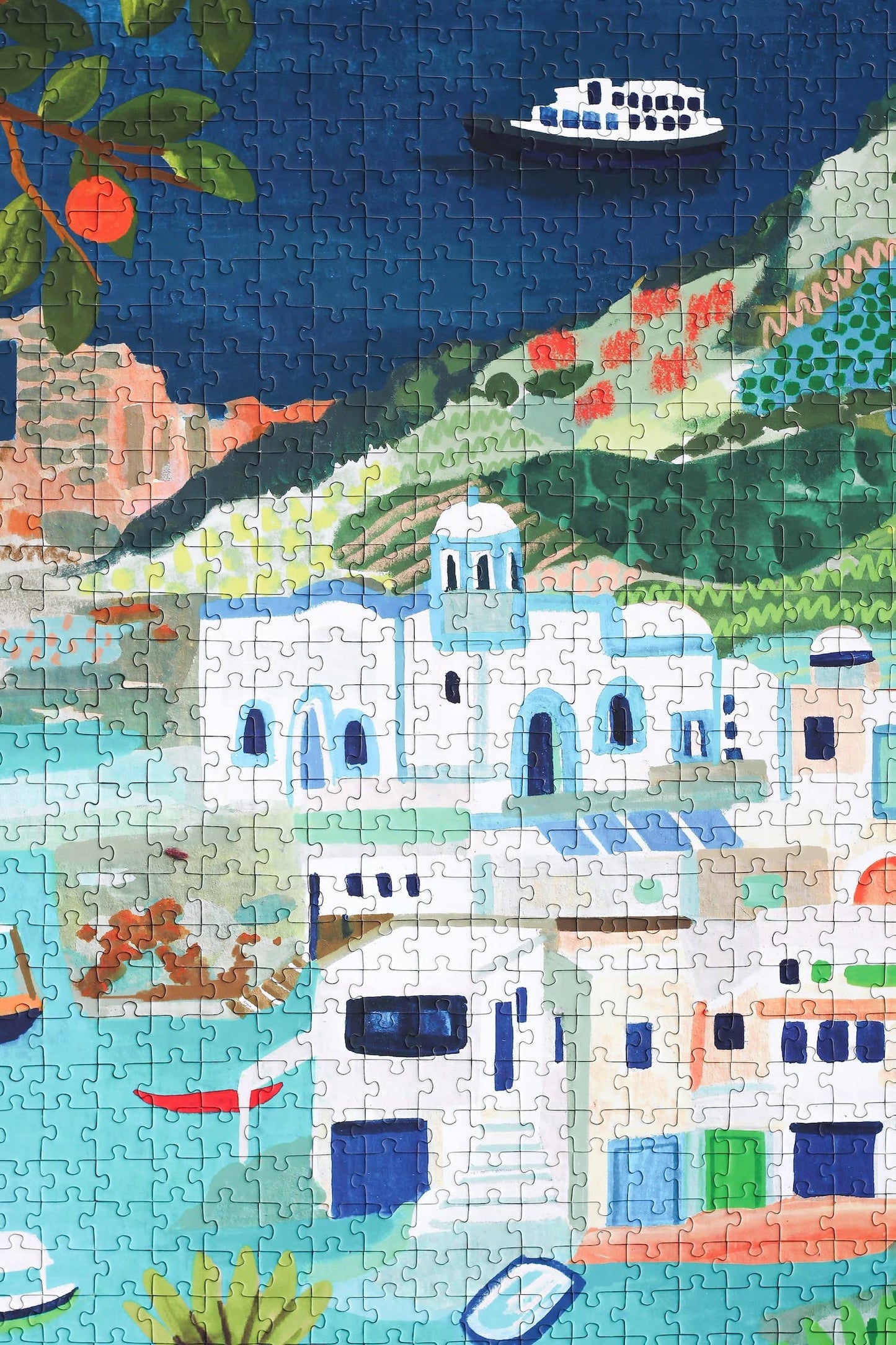 Milos Greece - Puslespill - 1000 brikker