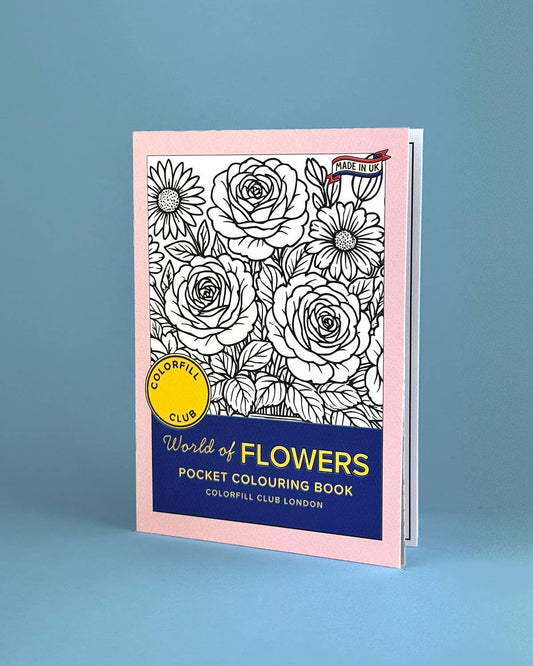 World of Flowers - Liten Fargeleggingsbok