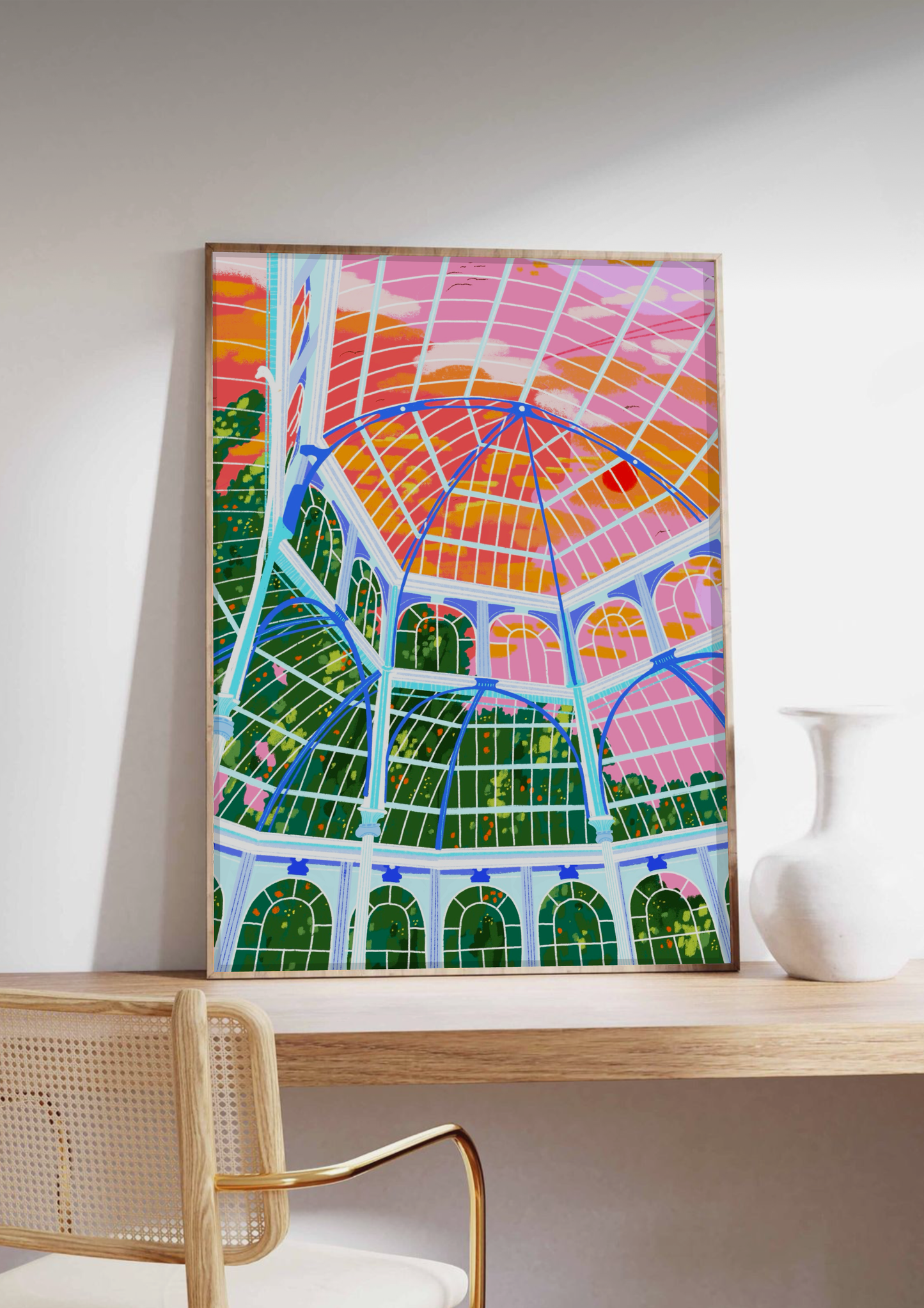 Kew Gardens Kunsttrykk A4