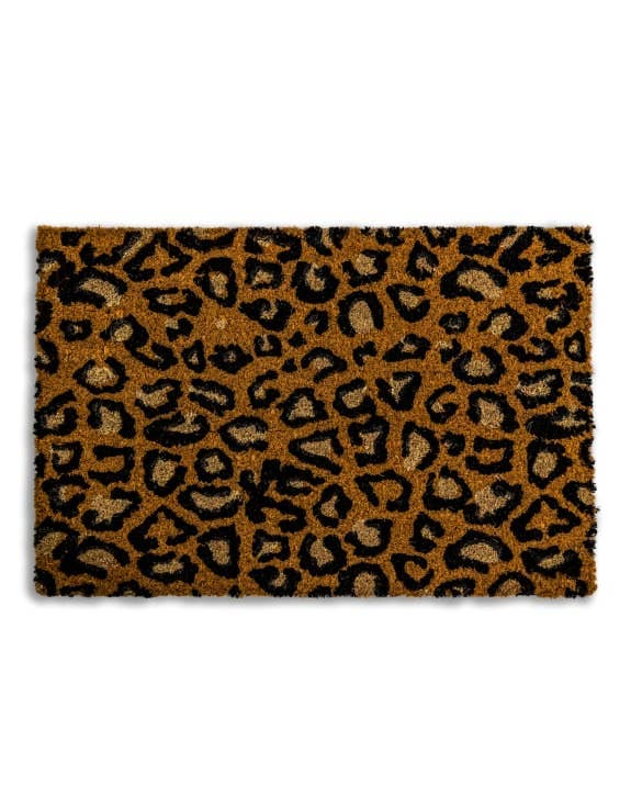 Leopard Print Dørmatte