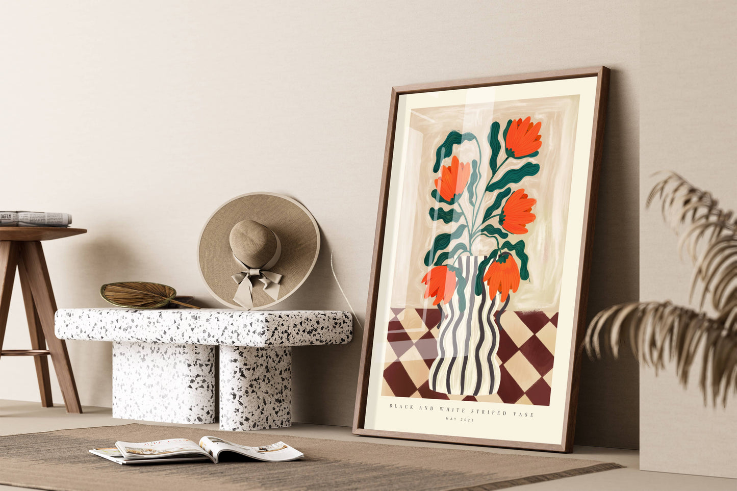 Vase - Kunsttrykk - A5