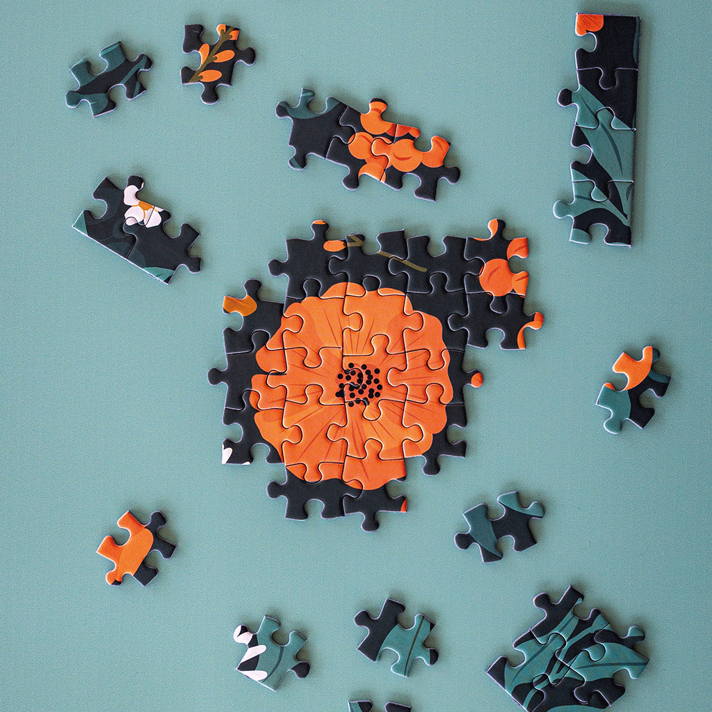 Botanisk hage - puslespill - 1000 brikker