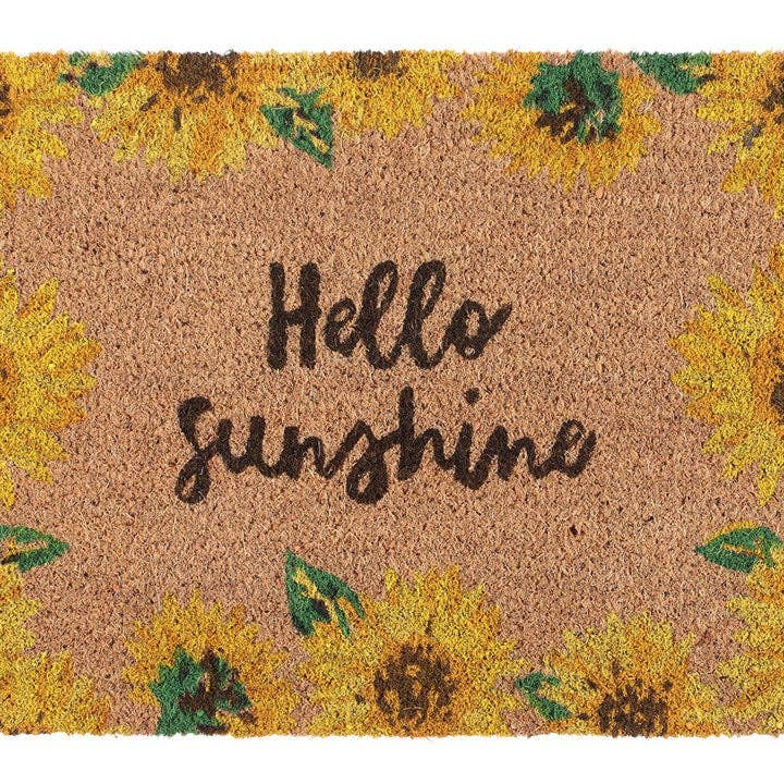 Hello Sunshine Solsikke Dørmatte
