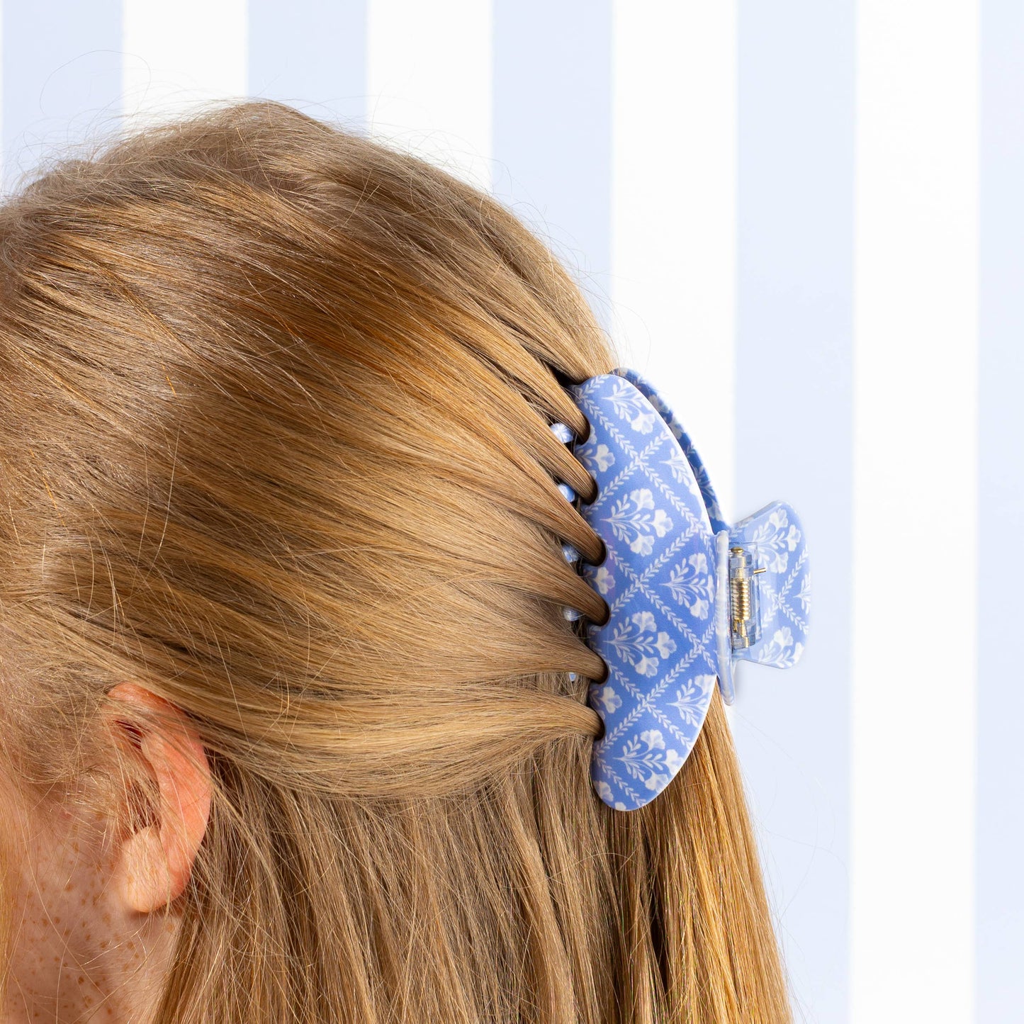 Blue Trellis Hårklype