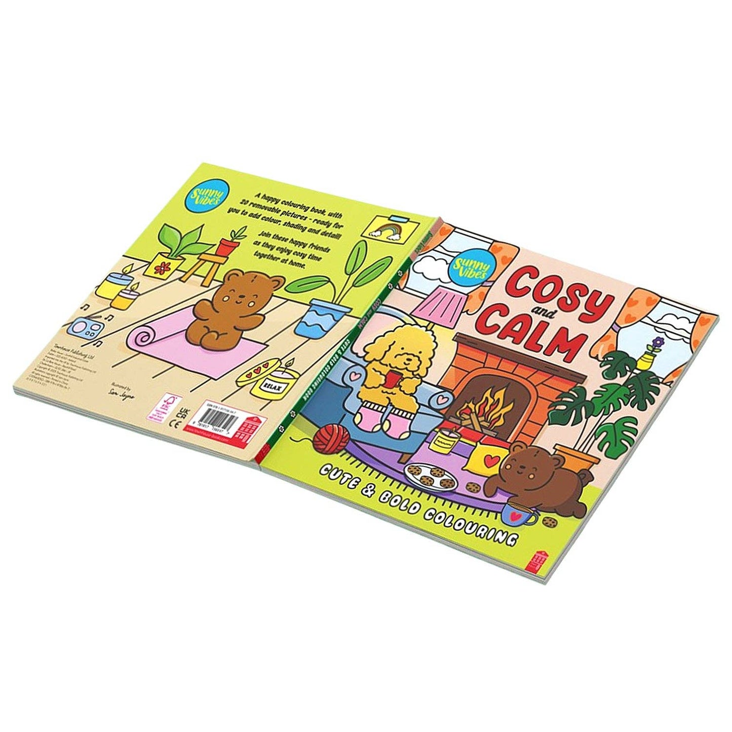 Sunny Vibes fargeleggingsbøker