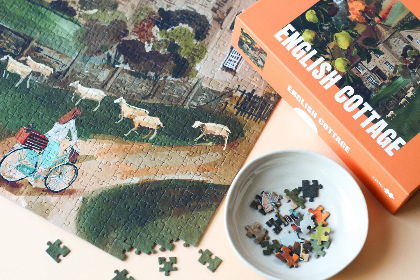 English Cottage - Puslespill - 1000 brikker