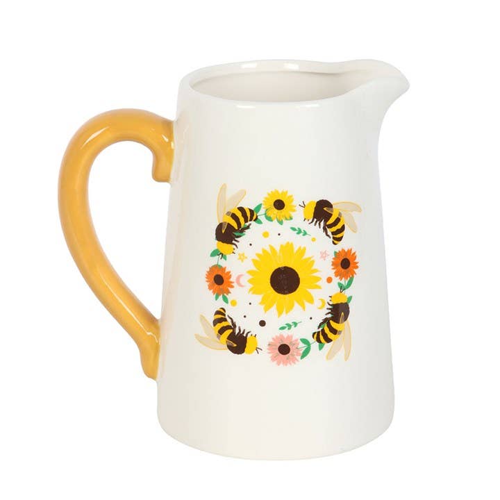 Blomstervase Med Blomster & Bier