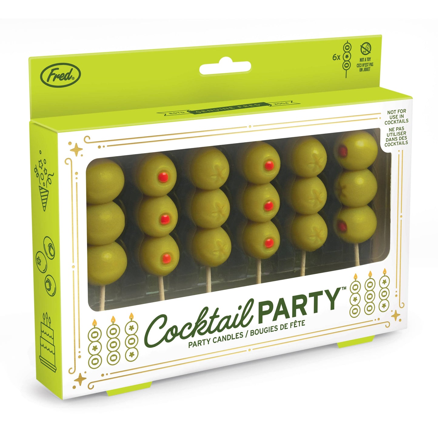 Oliven Kakelys - 6-pk