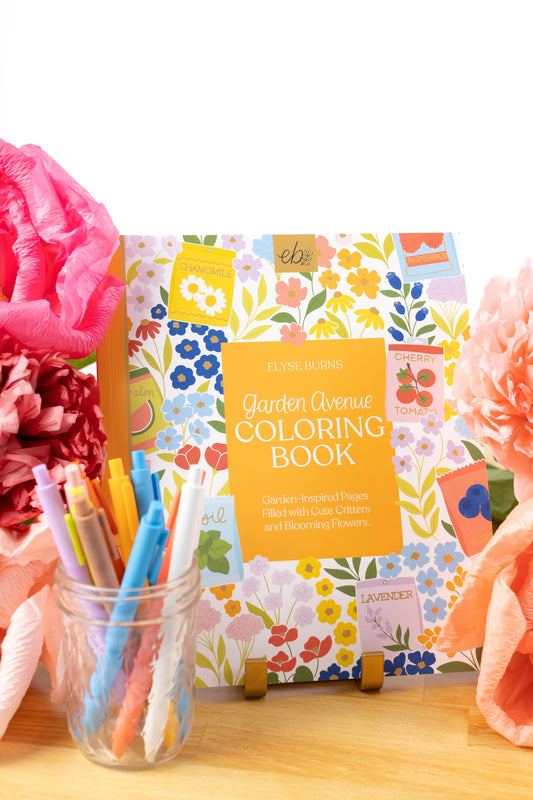 Garden Avenue Fargeleggingsbok