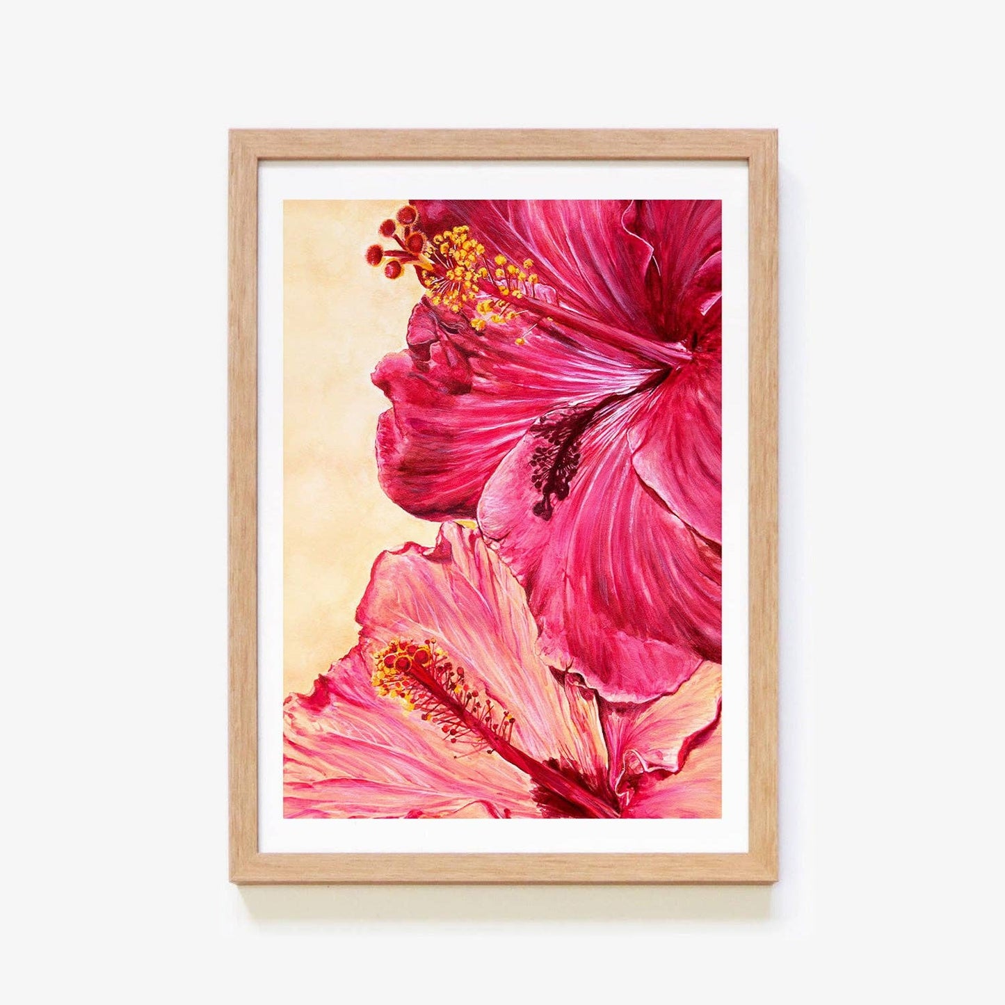 Hibiscus - Kunsttrykk - A3