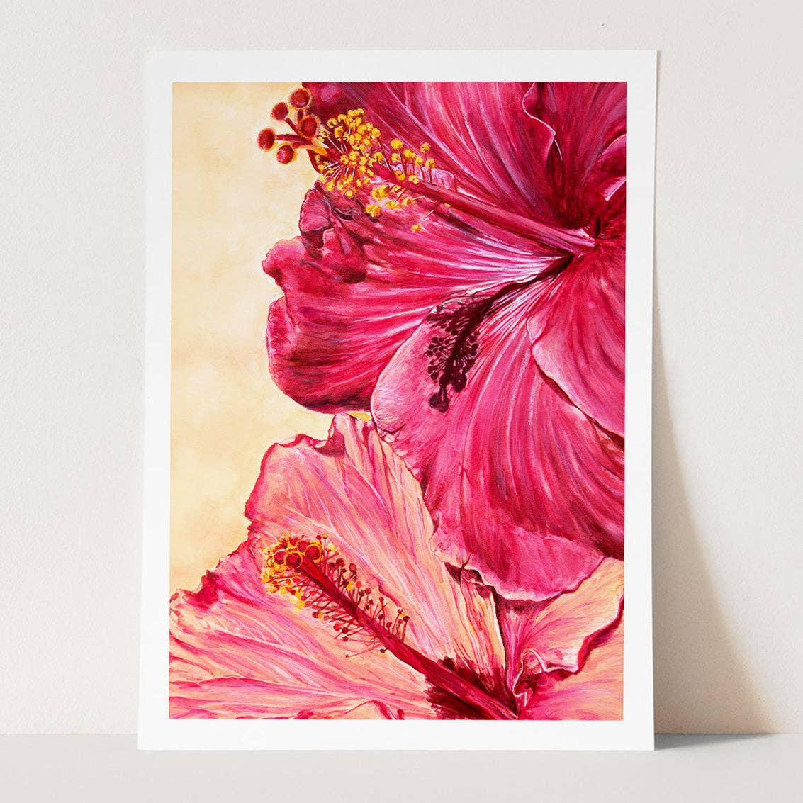 Hibiscus - Kunsttrykk - A3