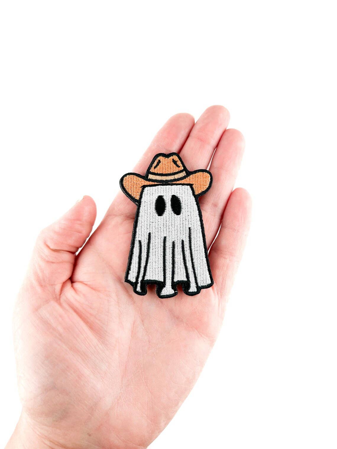 Cowboy Spøkelse Brodert Strykemerke
