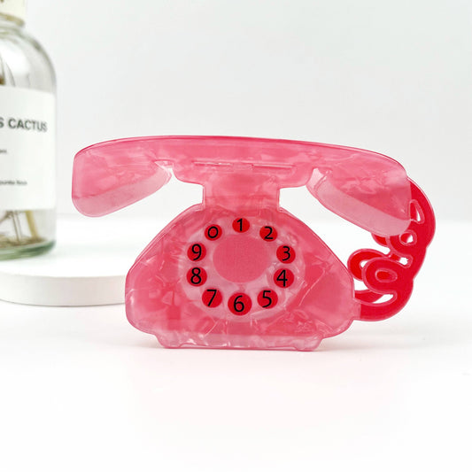 Rosa Telefon Hårklype
