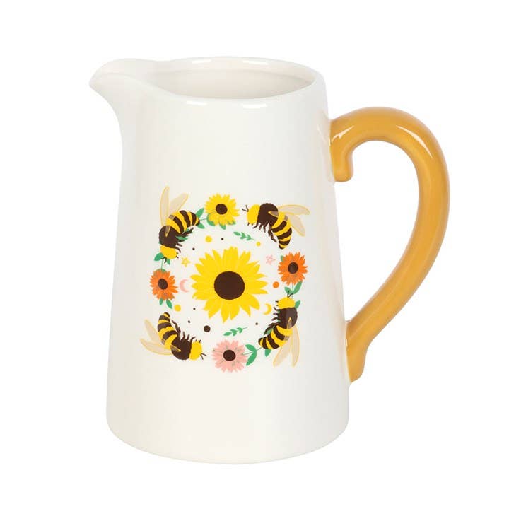 Blomstervase Med Blomster & Bier
