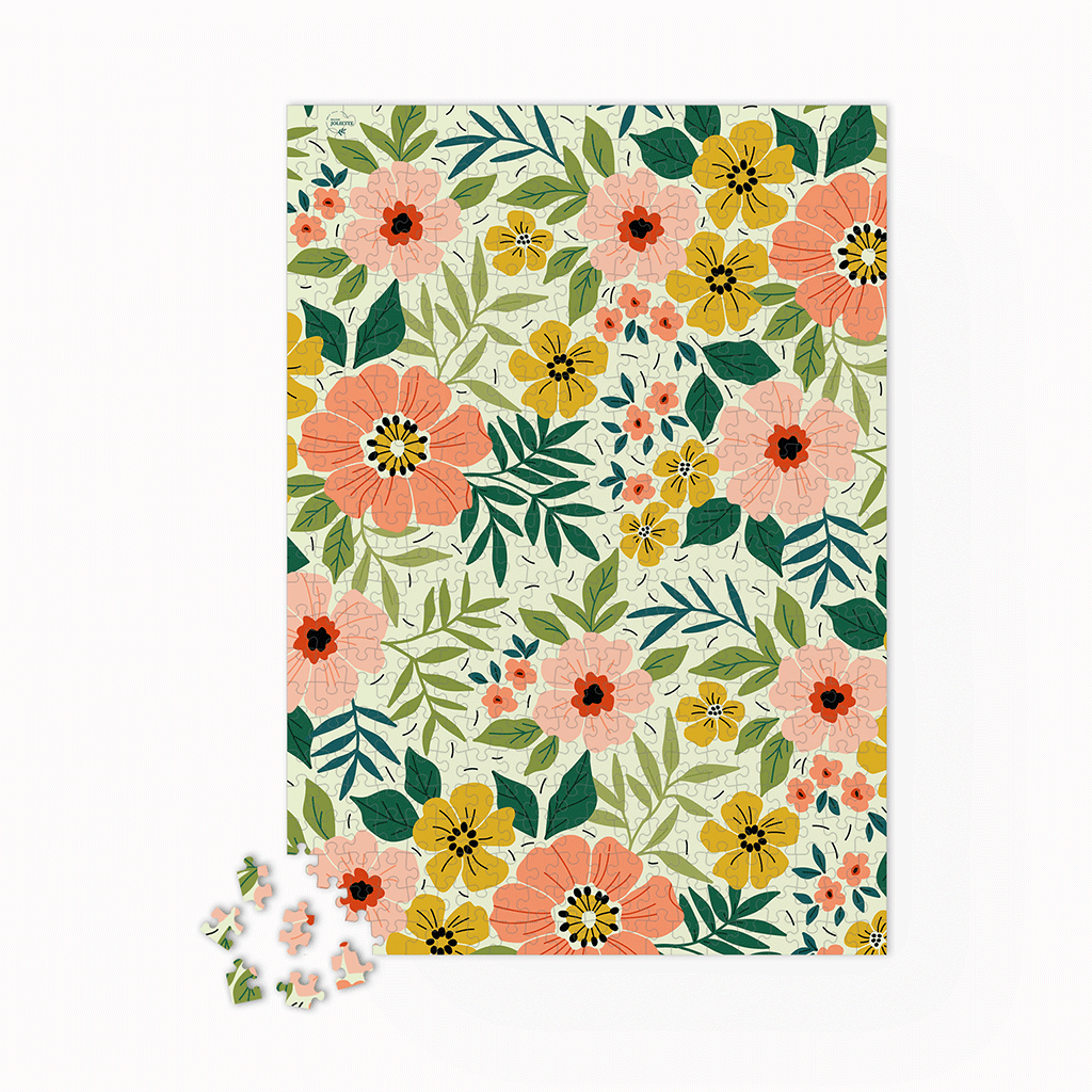 Blomstrende puslespill - 500 brikker