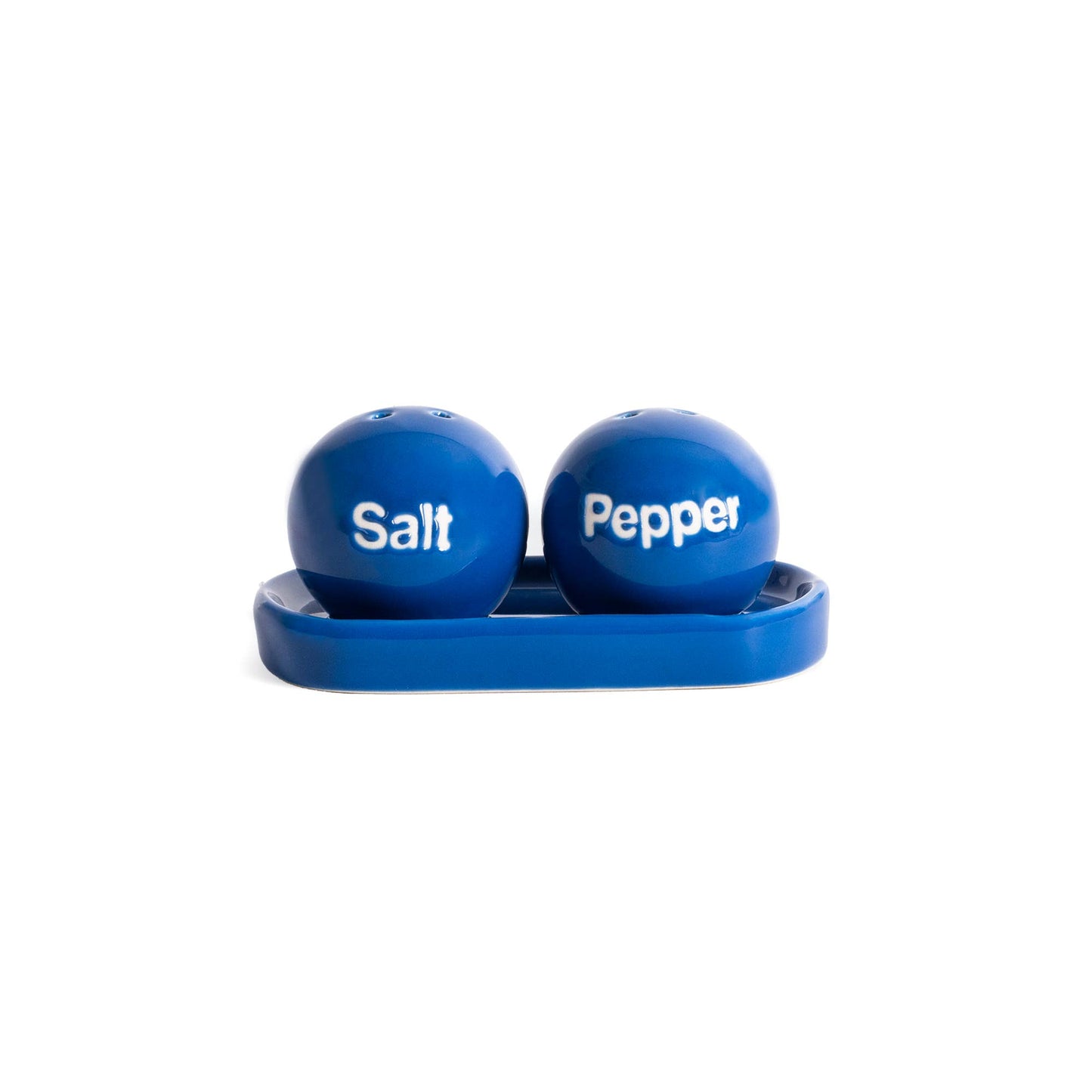 Blå Ping Pong Salt & Pepperbøsser