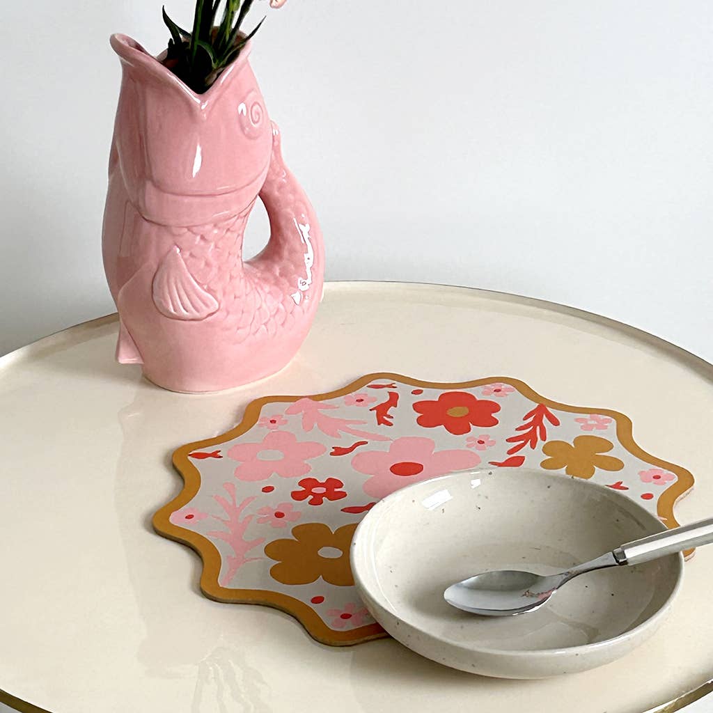 Stor Rosa Fisk Vase