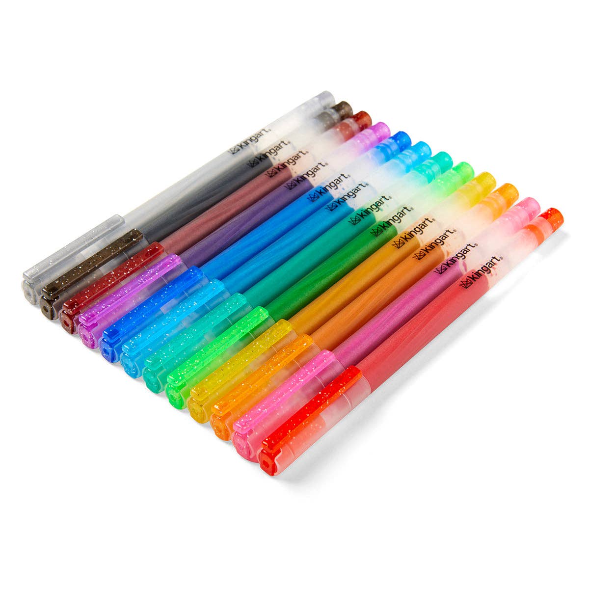 Glitter Gelpenner - 12-pk