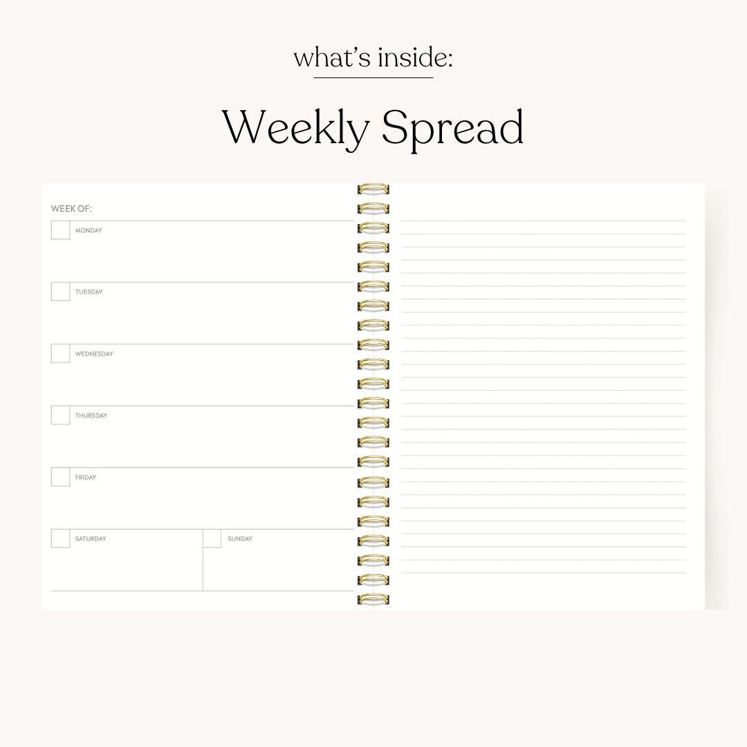 Spring Garden Udatert Kalenderbok