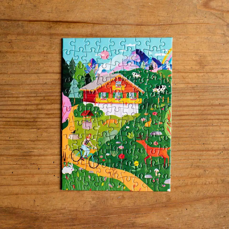 The Swiss Chalet - Puslespill - 99 brikker