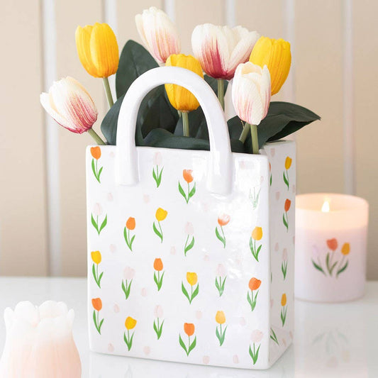 Veske Med Tulipaner - Vase
