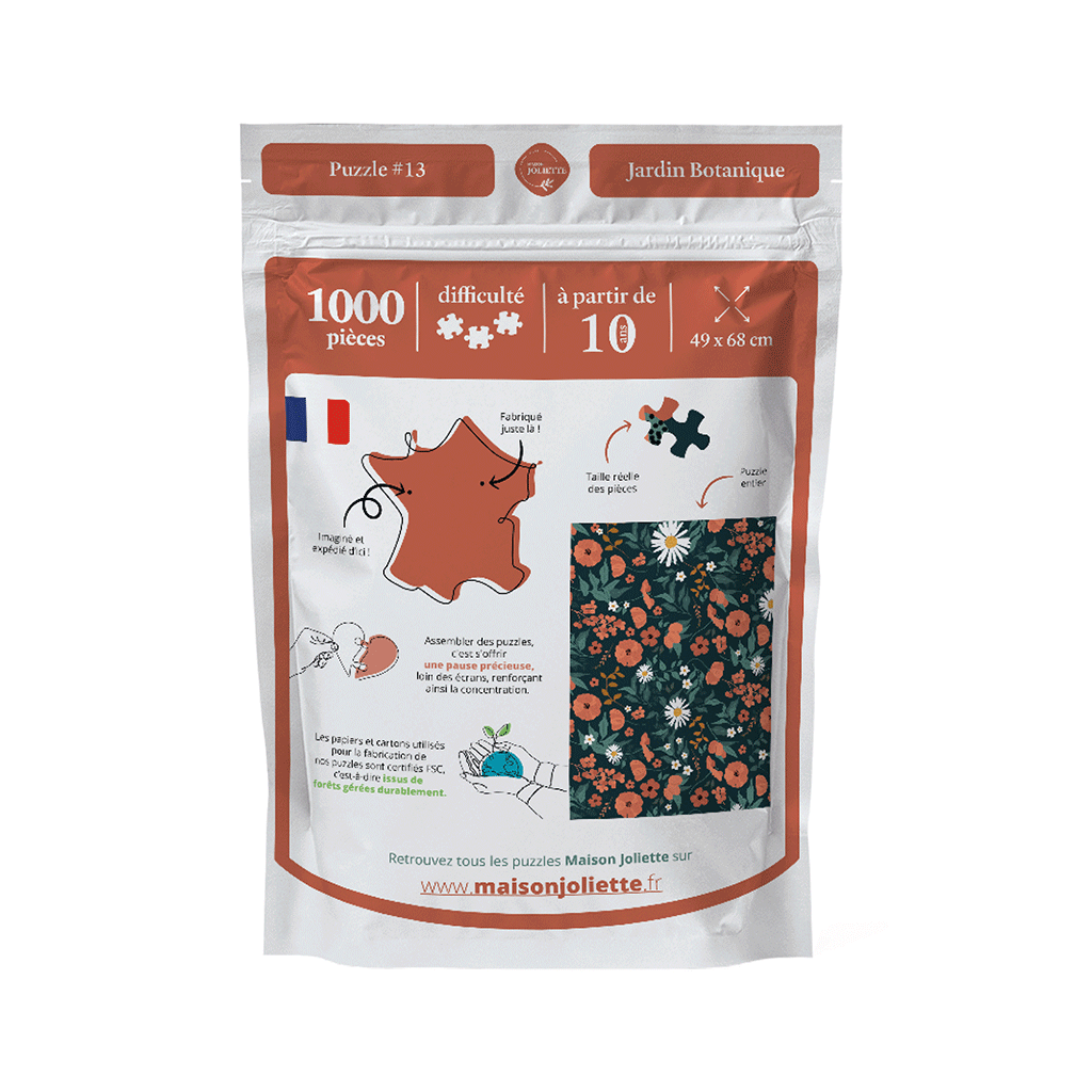 Botanisk hage - puslespill - 1000 brikker